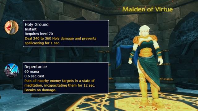 Wow classic TBC • Karazhan boss guide • Maiden of Virtue • route • tactics • loot • 3rd boss смотреть онлайн