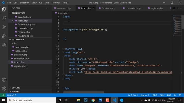 8- E-commerce Website Training-HTML-CSS-Mysql-PHP : Day 8 смотреть онлайн