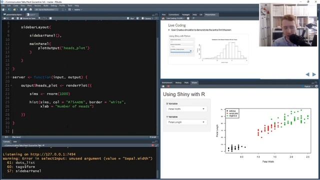 ?️ Easily Building Web Apps with Shiny for R and Python - Tim Hargreaves | Hack Quarantine смотреть онлайн