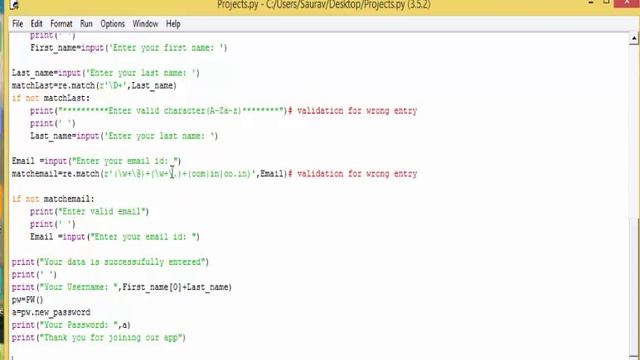 Python Project 3: SignIn App|Login Page|Use Regular Expression|Class and Object смотреть онлайн