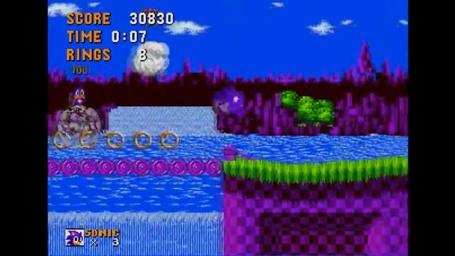 Sonic 1 hack (Purple island) смотреть онлайн