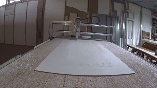 Ширма из дерева и ПВХ пластика . Резка ПВХ на ЧПУ. смотреть онлайн