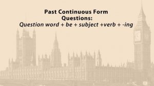 Past simple and Past Continuous  (Субтитры). Видеоурок по английскому языку 5-6 класс