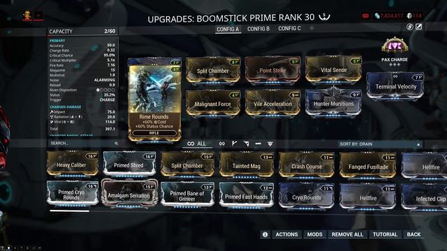 Warframe - Quick Look At: Boomstick Prime (Primary Tombfinger Kitgun) смотреть онлайн