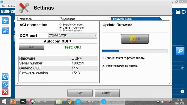 Autocom 2020 - Firmware update смотреть онлайн