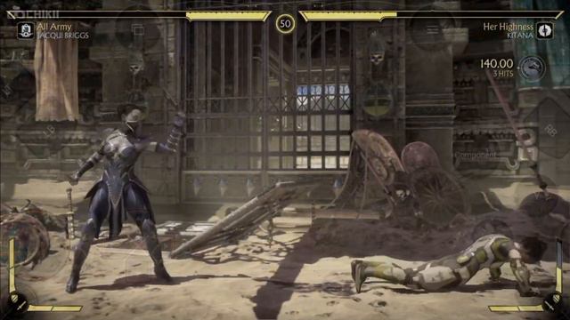 Mortal Kombat 11 - Jacqui briggs Vs. Kitana смотреть онлайн