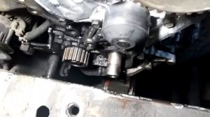 "ГТ" Тойотовский ДВС 2С, 2С-Т - замена помпы/маслянного насоса!