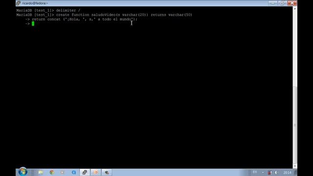 Crear funciones en Mysql смотреть онлайн