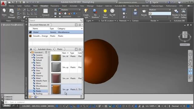 AutoCAD Rendering Settings For Single Object смотреть онлайн