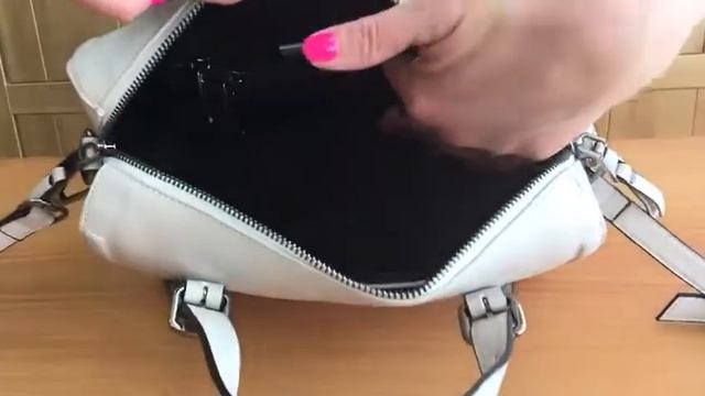 Сумка купол белого цвета 937AK2 смотреть онлайн