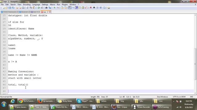 Core JAVA Online Training Demo Class смотреть онлайн