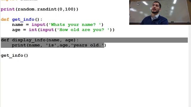 Test 1 Review functions and random смотреть онлайн