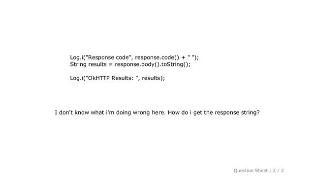 Android : Can't get OkHttp's response.body.toString() to return a string смотреть онлайн
