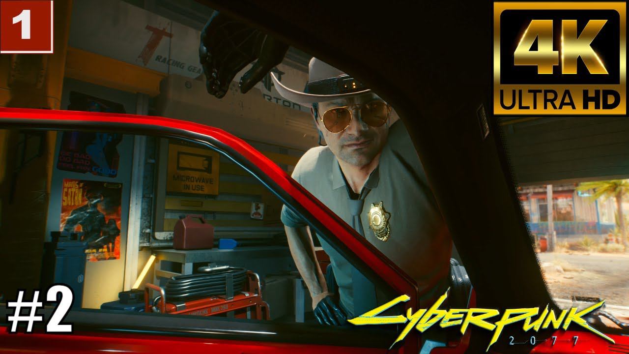 4K Cyberpunk 2077 gameplay Прохождение Часть 2 смотреть онлайн