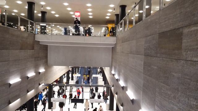 U5 - impressive new subway stations for Berlin! - Unter den Linden and Rotes Rathaus смотреть онлайн