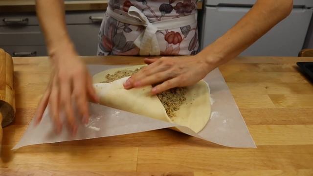 ГАТА ❆ Круглая Гата с Ореховой Начинкой! English subtitles смотреть онлайн