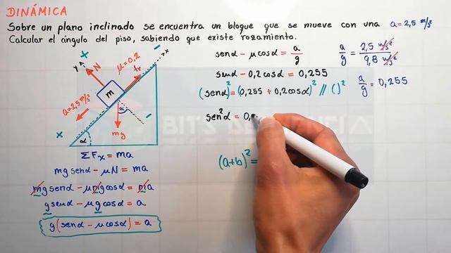 ? FISICA DINAMICA: CALCULAR EL ANGULO DEL PLANO INCLINADO CON ROZAMIENTO (#UMSA) смотреть онлайн