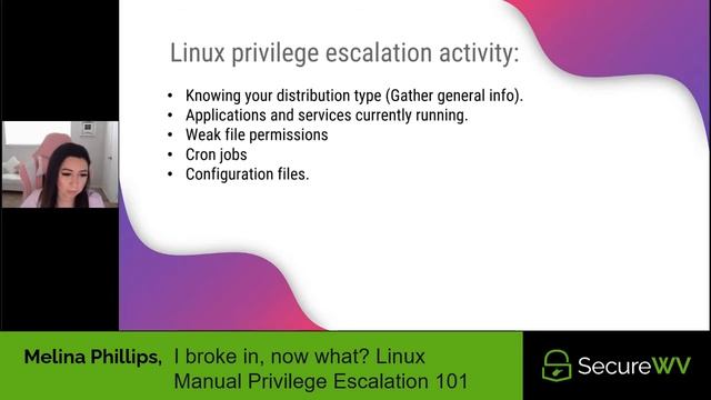 I broke in, now what? Linux manual privilege escalation 101 смотреть онлайн