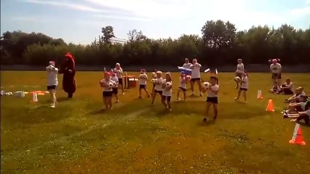 Визитка команды "Россияне" Сызранские крепыши. Спортивный праздник для дошколят и их родителей смотреть онлайн