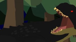 spinosaurus vs scorpius rex // dinosaur battle // stick nodes pro animation