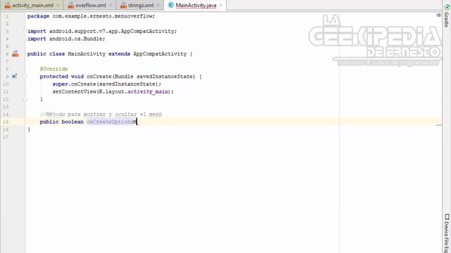 Curso Android desde cero #44 | ActionBar - Menú OverFlow смотреть онлайн