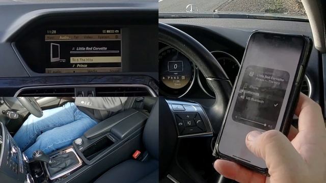 How to Stream Audio From a mobile to the bluetooth audio system in a 2011 Mercedes Benz C Class смотреть онлайн