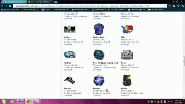 descarga skins para reproductor windows media player. смотреть онлайн