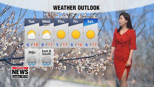 [Weather] Fine spring weather, air quality decent for most parts смотреть онлайн