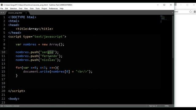 [Curso JavaScript desde 0] - 13 - Recorrer un Vector en JS смотреть онлайн
