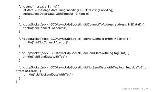 iOS : Swift: Receive UDP with GCDAsyncUdpSocket смотреть онлайн