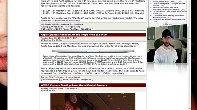 WWDC 2009 - MacBook Air смотреть онлайн