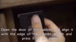 Магнитный самоклеющийся замок для мебели с Алиэкспресс.Блокировка от детей.