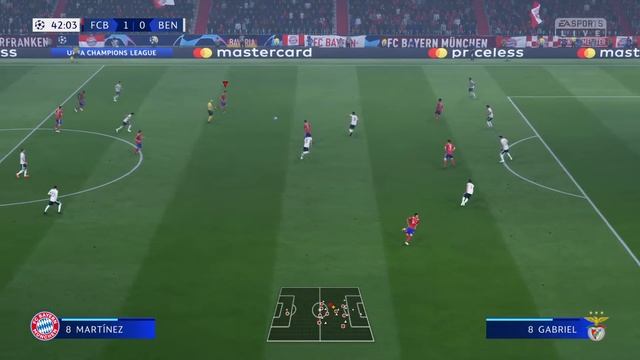 FIFA 19. Гол Томаса Мюллера в ворота Бенфики. Пушка страшная смотреть онлайн