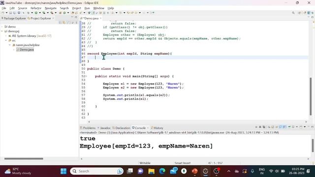 Record Classes in Java | Java 17 features by Naren смотреть онлайн