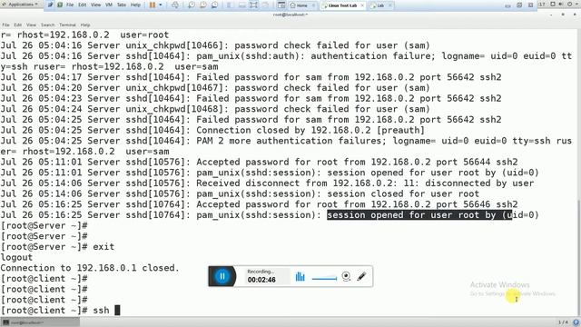 SSH log files | How to check failed login attempt in SSH server смотреть онлайн