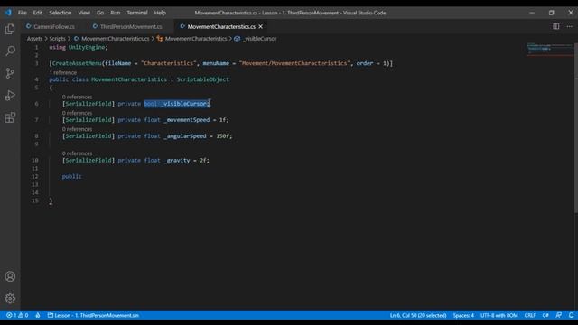 1. УРОКИ ПО UNITY-УПРАВЛЕНИЕ ПЕРСОНАЖЕМ ОТ 3 ЛИЦА(ПЕРЕМЕЩЕНИЕ, ВРАЩЕНИЕ)/THIRD PERSON MOVEMENT смотреть онлайн