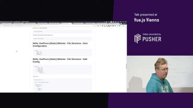 Vue.js Vienna, Build Static websites w/ VuePress, June 2018 смотреть онлайн