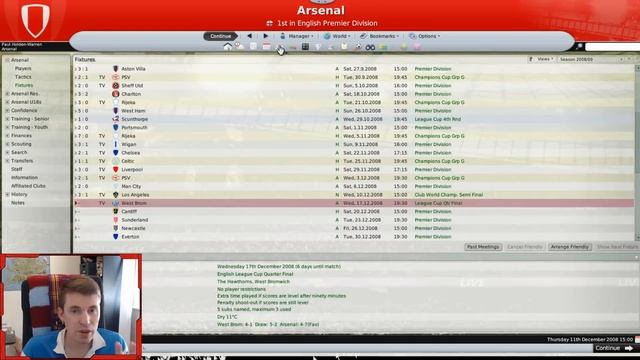 Football Manager 2008 | Episode 16 - Club World Championship смотреть онлайн