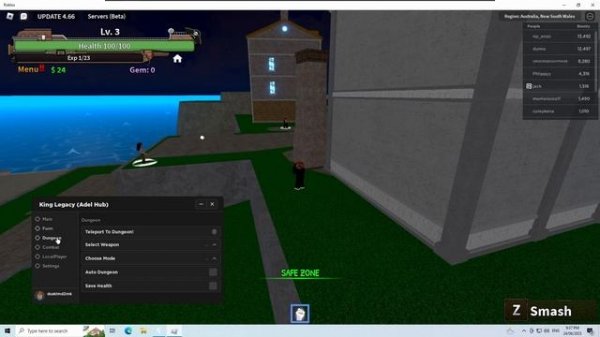 King Legacy Script Hack Roblox No Keysystem Mobile And PC