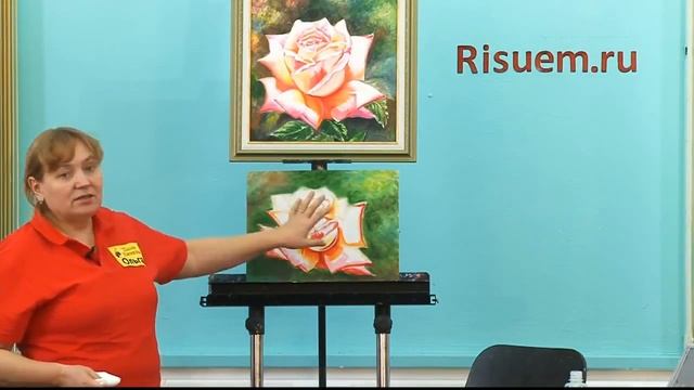 Как нарисовать РОЗУ. Получите 50 уроков бесплатно ссылка в описании. смотреть онлайн