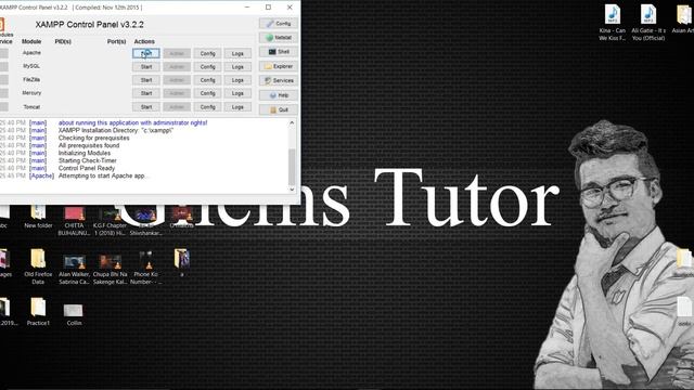 How to start XAMPP in Windows | Run Apache Server | Run MySQL смотреть онлайн