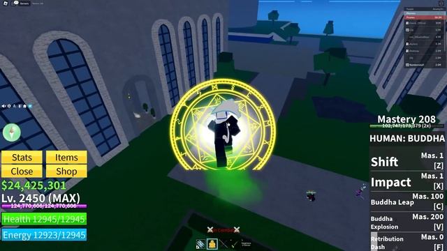 Awakening The FINAL Buddha Fruit... (Roblox Bloxfruit)