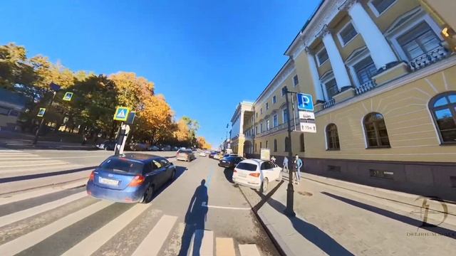 Ride on Nikola Plus with Insta360 one X3 near St. Isaac's Cathedral смотреть онлайн
