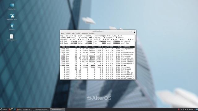 Alter OC на офисном ПК смотреть онлайн