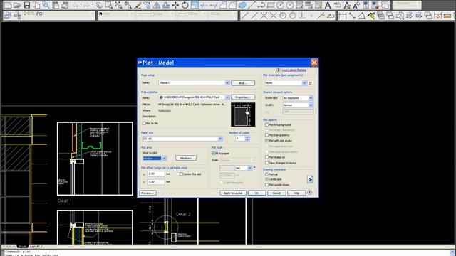 AutoCAD Model - A0 Printing_A1 Printing_A2 Printing_Tutorial смотреть онлайн
