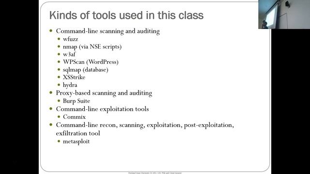 2020Winter CS495 06 Recon Scanning Exploitation смотреть онлайн