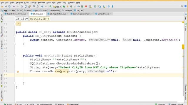 16 Access Data from SQLite Database with where condition (Gujarati) смотреть онлайн