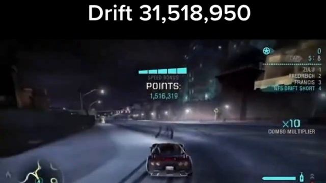 NFS Carbon, Drift record смотреть онлайн