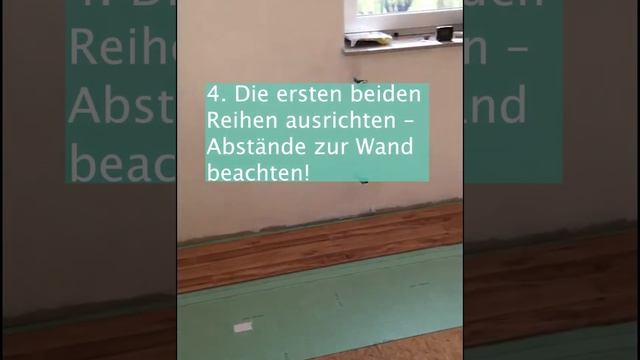 Laminat verlegen für Anfänger