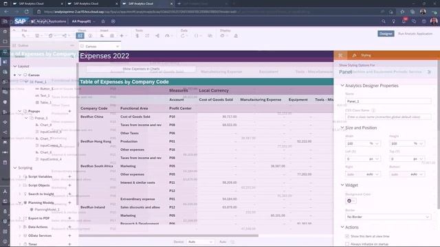 Scripting a Popup in an Analytic Application for SAP Analytics Cloud смотреть онлайн